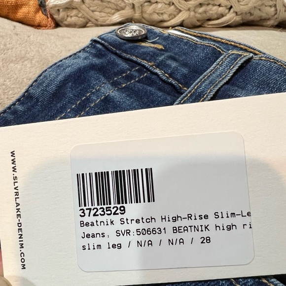 NWT Slverlake Beatnik High-rise Denim Skinny Jeans in Anything Goes, Size 28 - Picture 13 of 15
